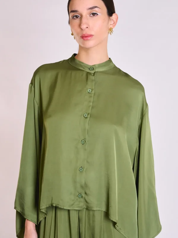 Atelier by Collectiva Noir SORE SHIRT - Khaki