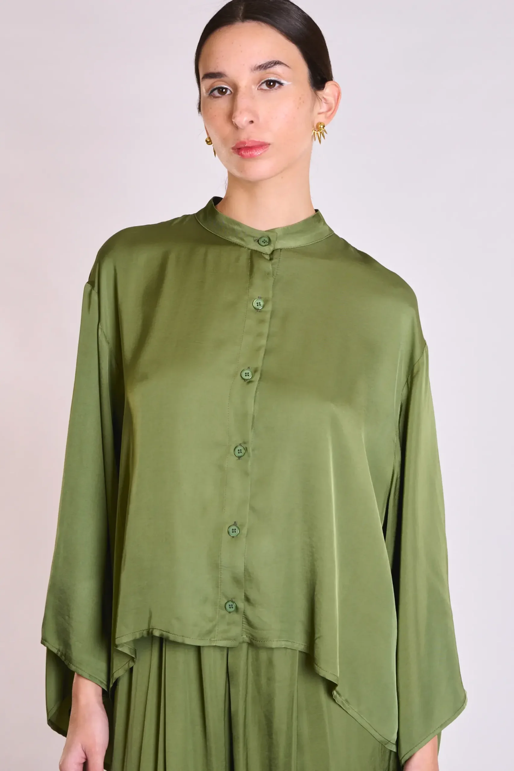 Atelier by Collectiva Noir SORE SHIRT - Khaki