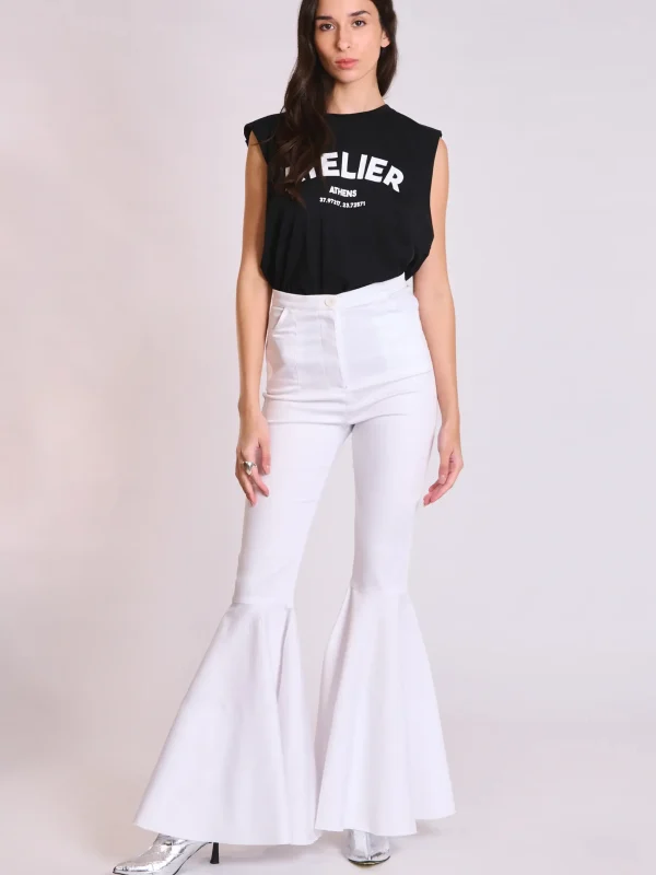 Atelier by Collectiva Noir THAMES PANTS - White