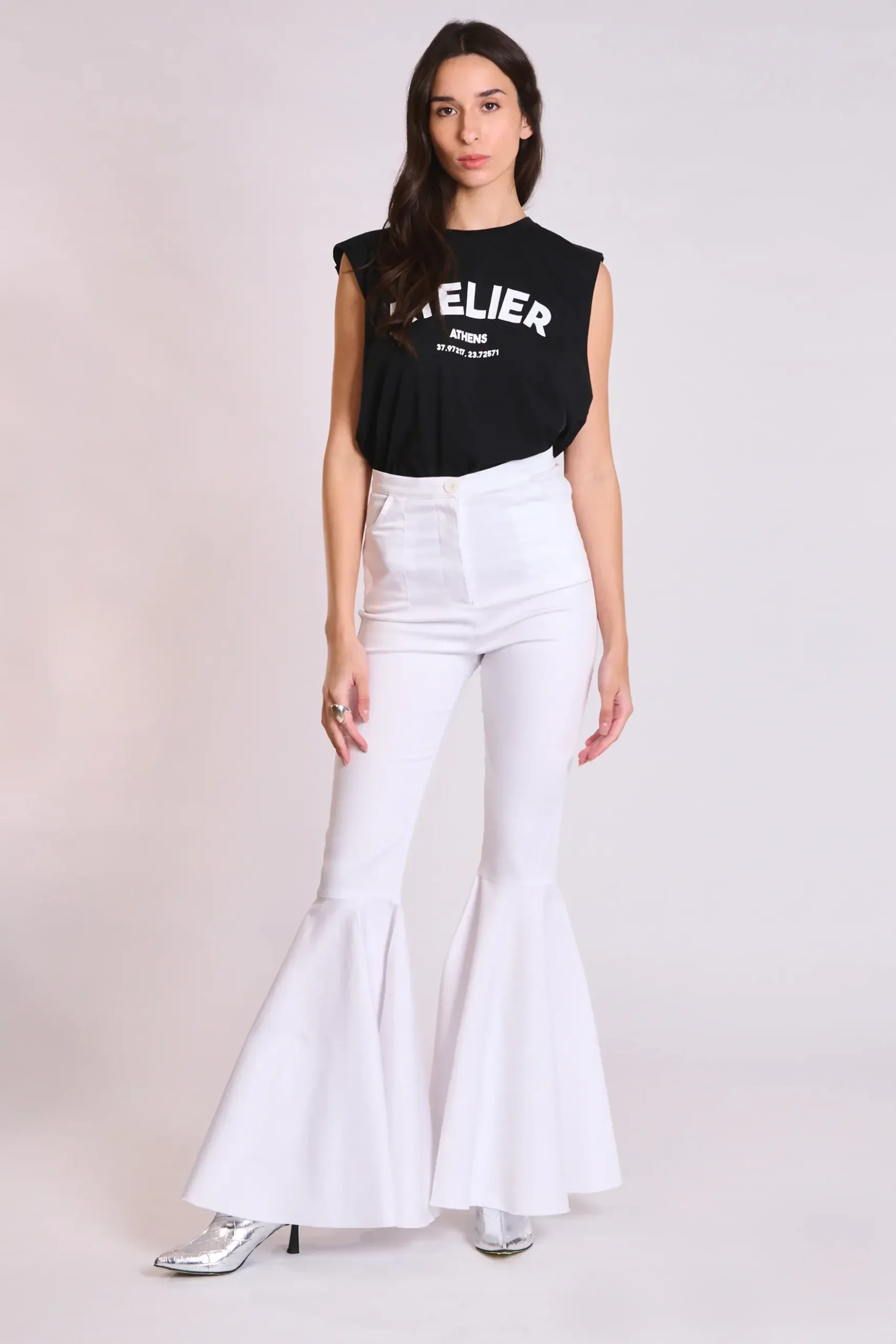 Atelier by Collectiva Noir THAMES PANTS - White