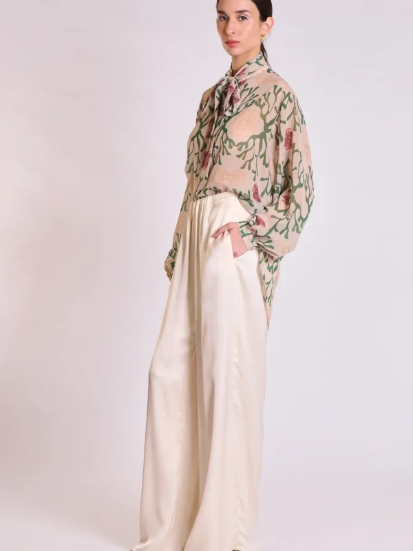 Atelier by Collectiva Noir BLOSSOM PANTS - Vanilla