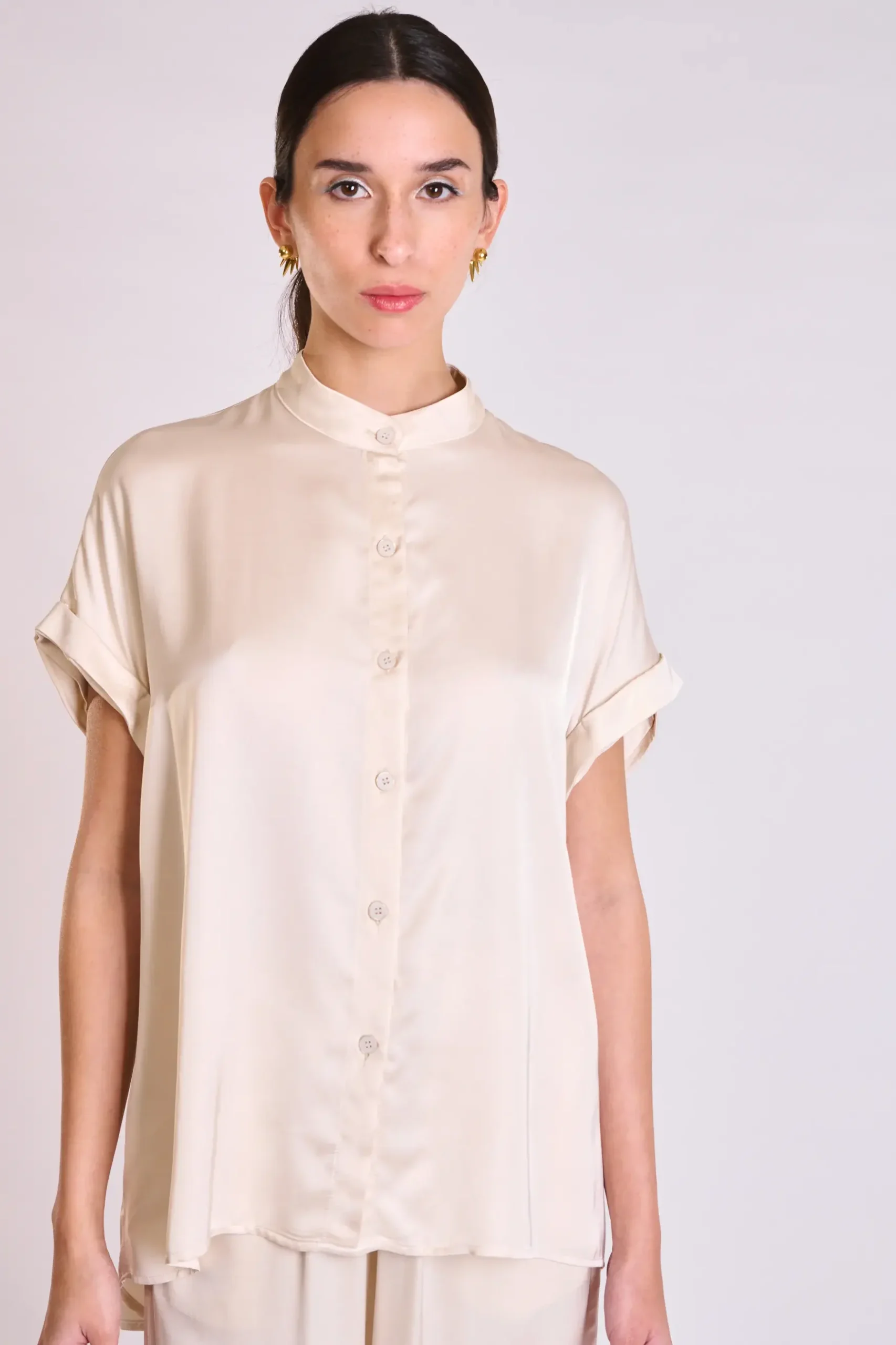 Atelier by Collectiva Noir CLOVER SHIRT - Vanilla