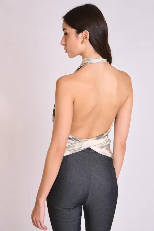 Atelier by Collectiva Noir DAISY TOP - Oil