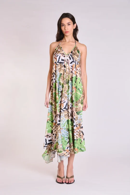Atelier by Collectiva Noir JUNIPER DRESS - Leopard