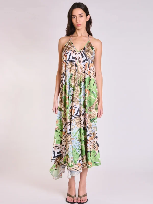 Atelier by Collectiva Noir JUNIPER DRESS - Leopard