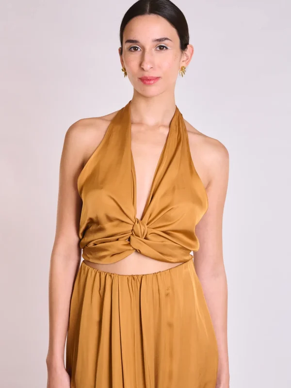Atelier by Collectiva Noir LINDEN TOP - Camel