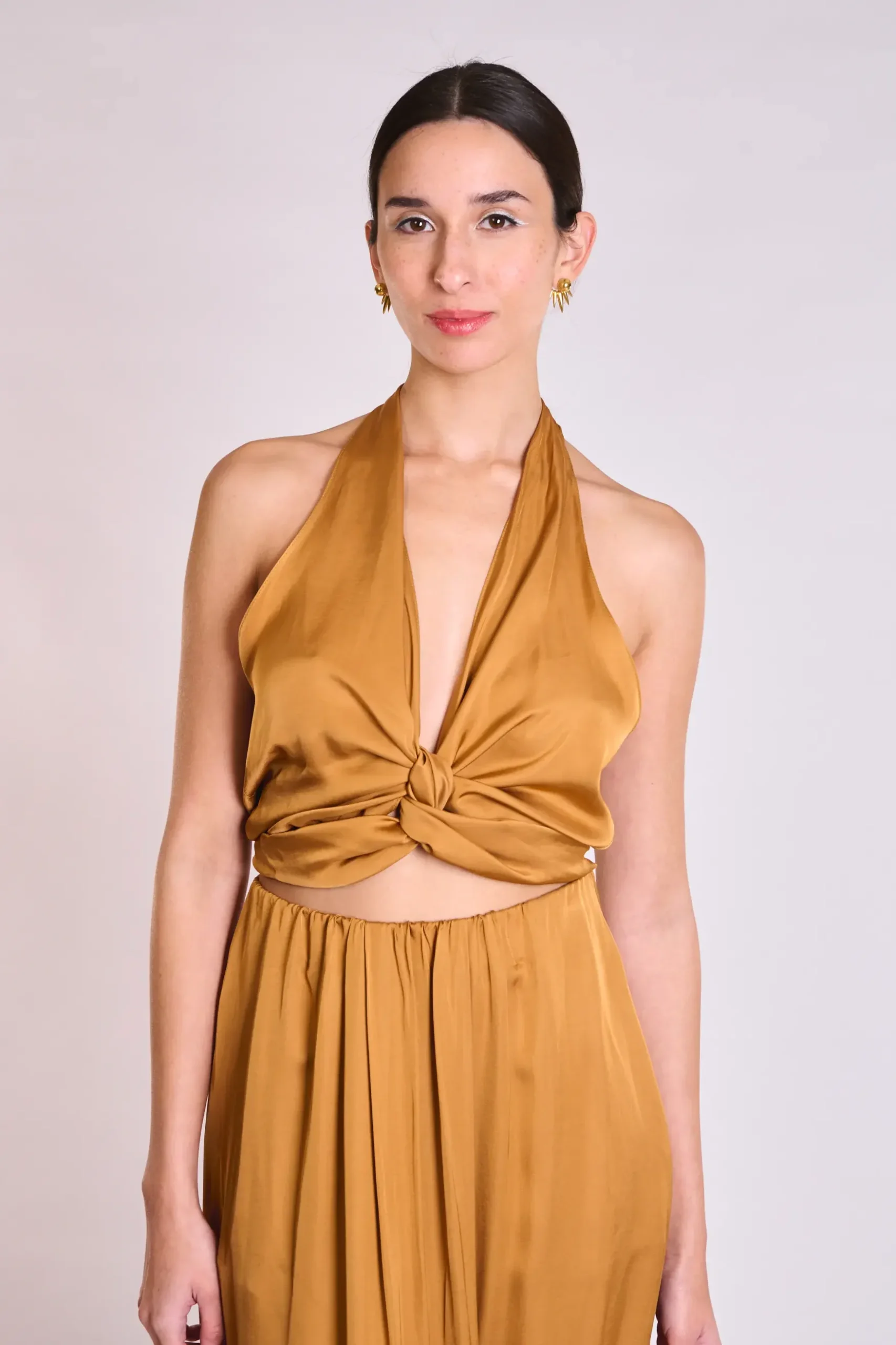 Atelier by Collectiva Noir LINDEN TOP - Camel