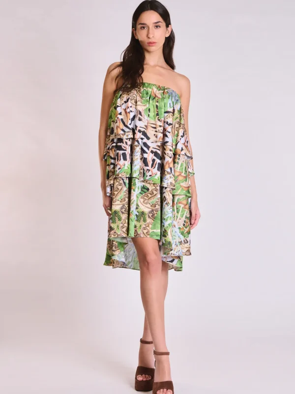 Atelier by Collectiva Noir ROSE DRESS - Leopard