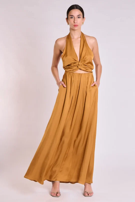 Atelier by Collectiva Noir LINDEN TOP - Camel