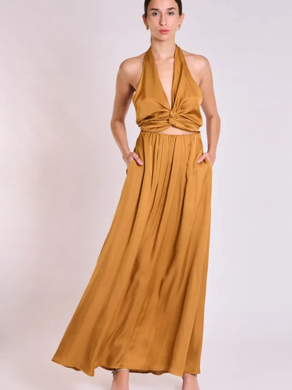 Atelier by Collectiva Noir LINDEN TOP - Camel