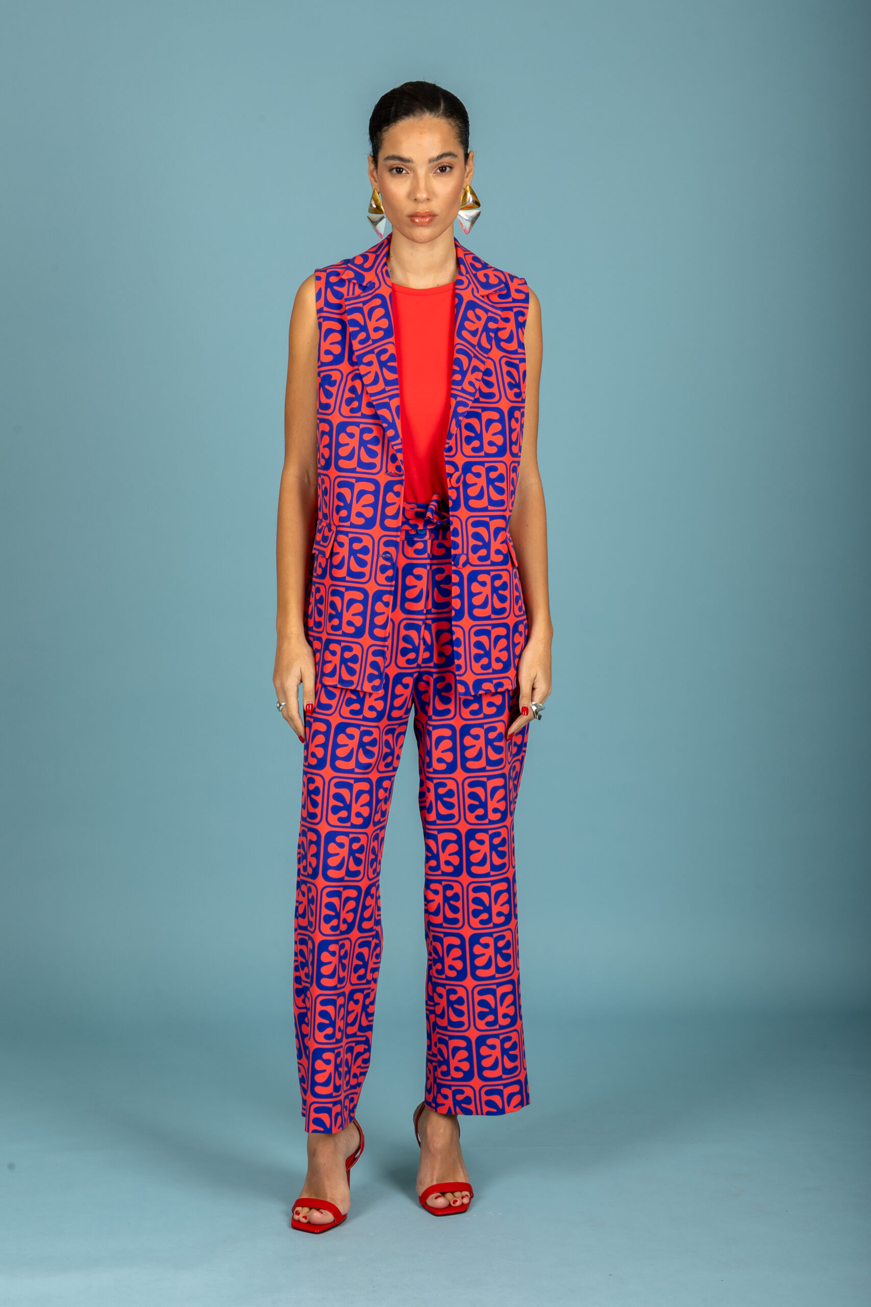 Chaton Javier pants - Red