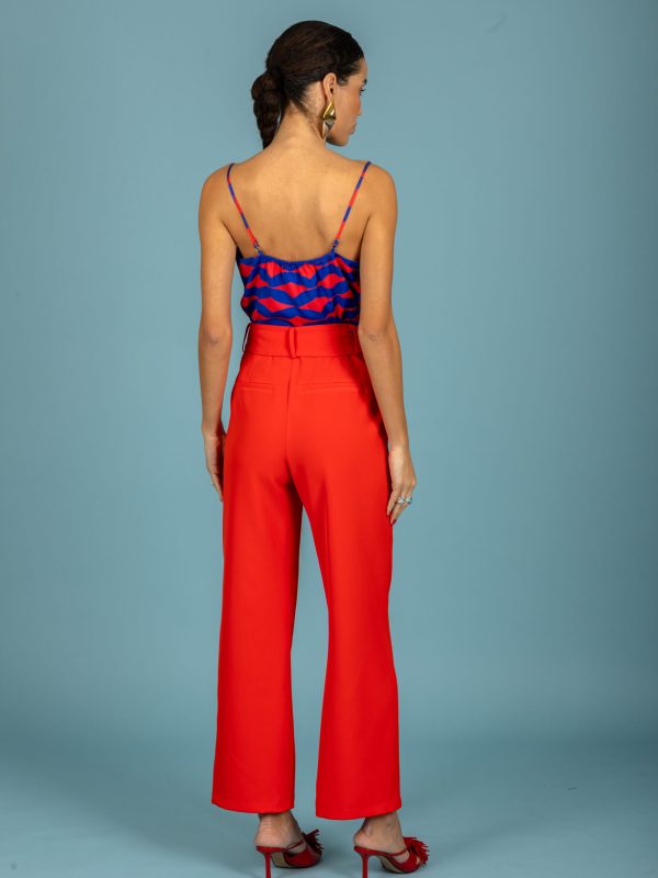 Chaton Fernanda pants- Intense Red