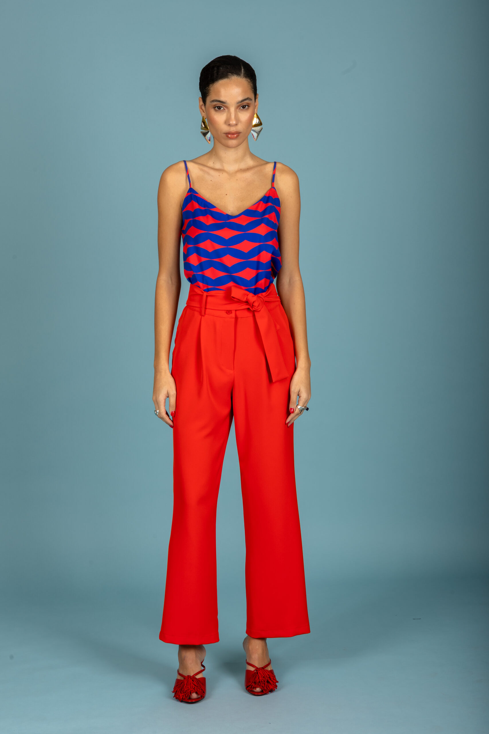 Chaton Fernanda pants- Intense Red