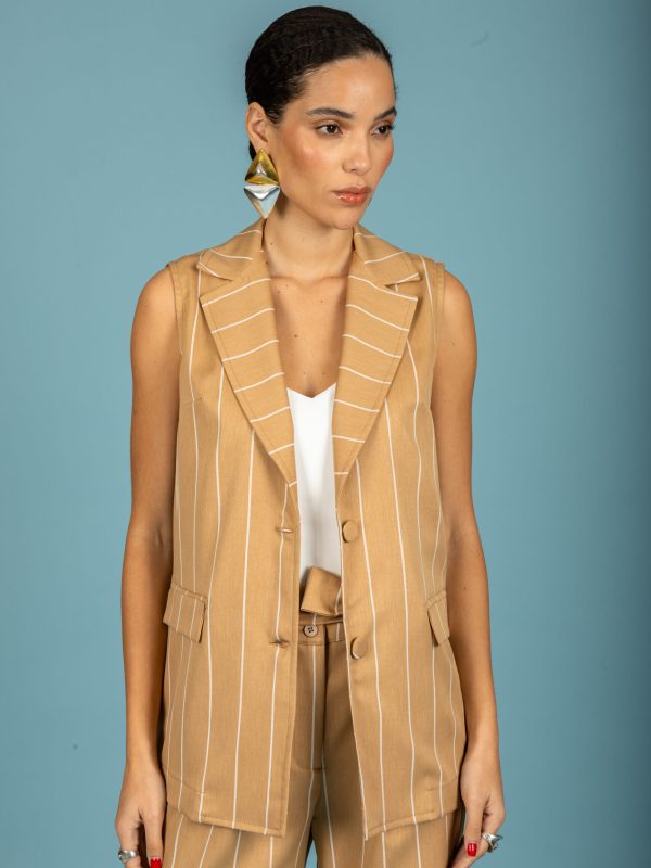 Chaton Lilo sleeveless blazer