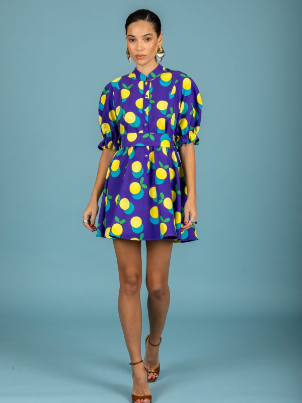 Chaton Diego short dress - Purple