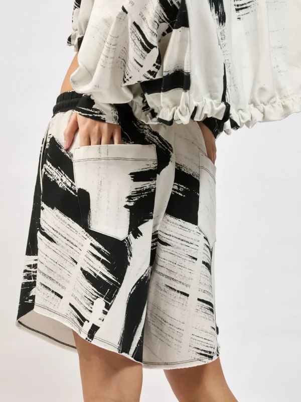 Collectiva Noir LOOM BERMUDA - Black