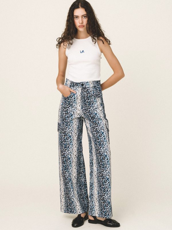 Love + Alicia DAVI Printed Cargo Pants