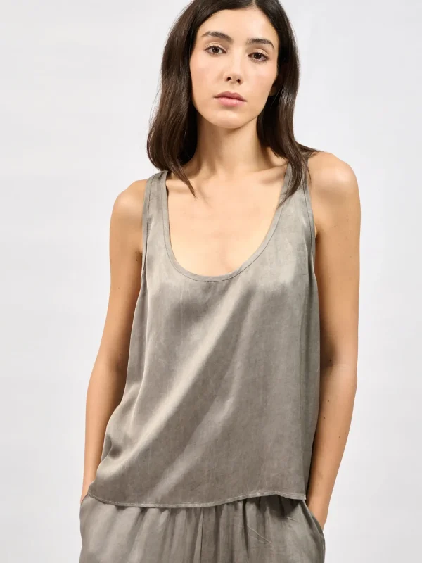 Collectiva Noir LUNARIA TOP - Grey