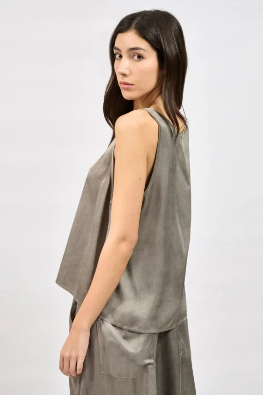 Collectiva Noir LUNARIA TOP - Grey Collectiva Noir LUNARIA TOP - Grey