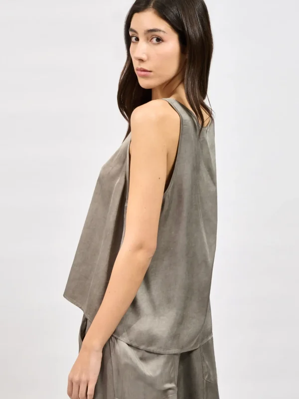 Collectiva Noir LUNARIA TOP - Grey