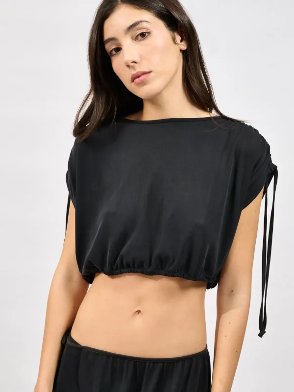 Collectiva Noir PEONY TOP - Black