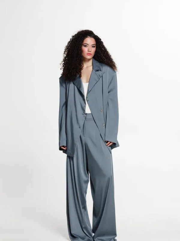 The Jerkins Chesmu Blazer - Stone Blue