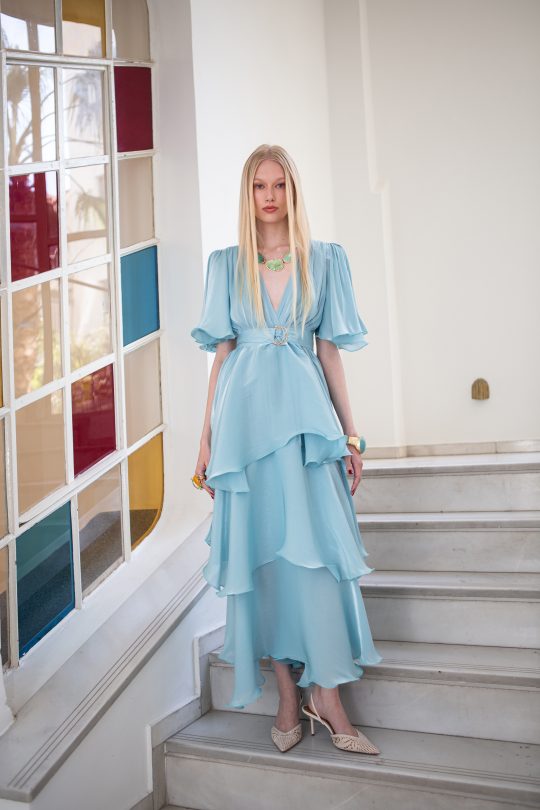 Nazezhda SARAH DRESS - AQUA