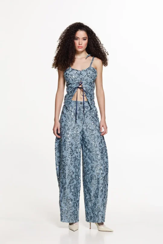 The Jerkins Igasho Denim Pants Light Blue