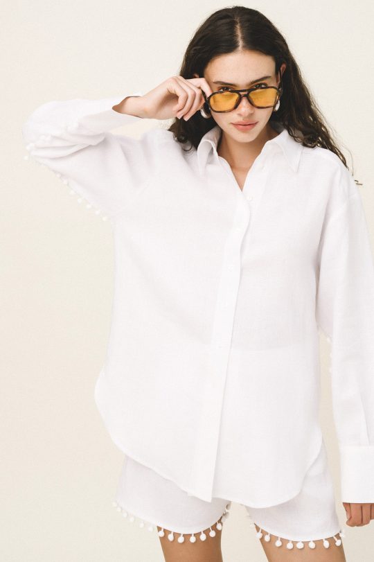 Love + Alicia ELENA Linen Shirt