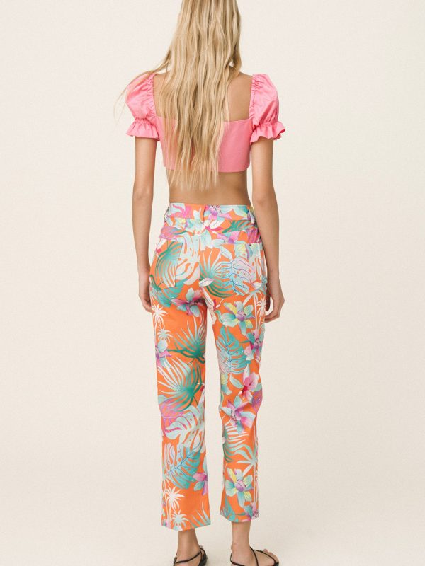 Love + Alicia AMAL Printed Cotton Pants