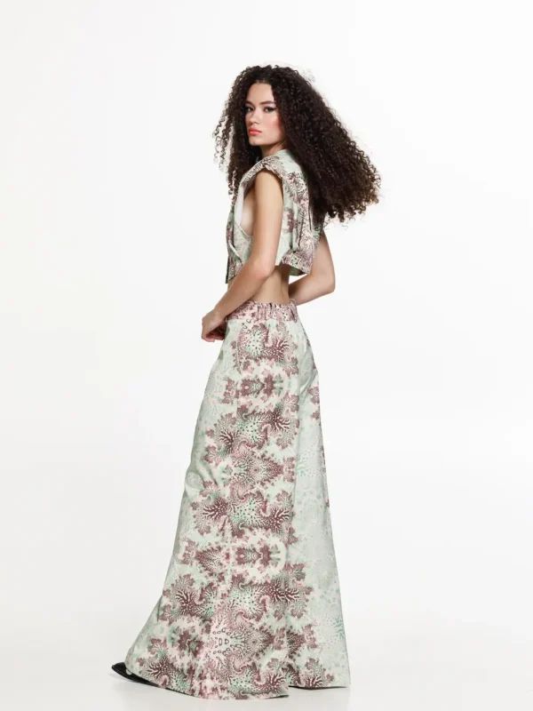 The Jerkins Raisa Pants Printed Green