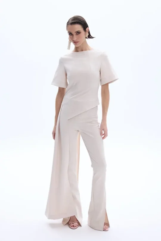 Be A Bee Nadia Ecru Pants