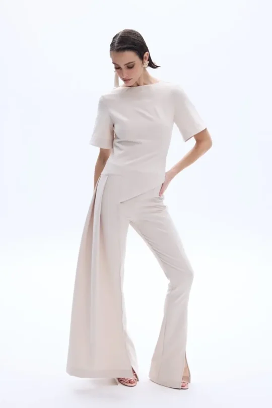 Be A Bee Nadia Ecru Pants