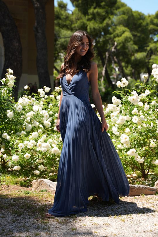 Madame Shoushou oceane dress in blue