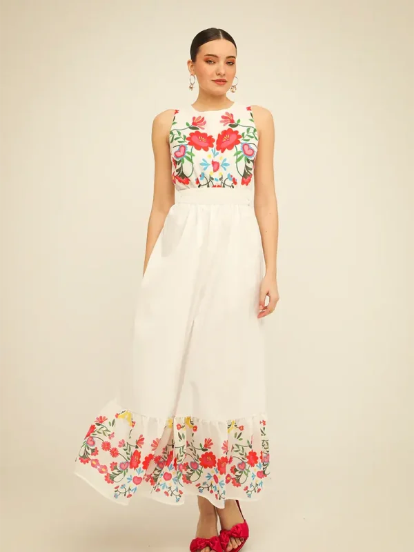 Bee Me KARMEN DRESS (white)