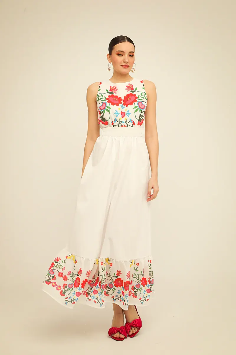 Bee Me KARMEN DRESS (white)