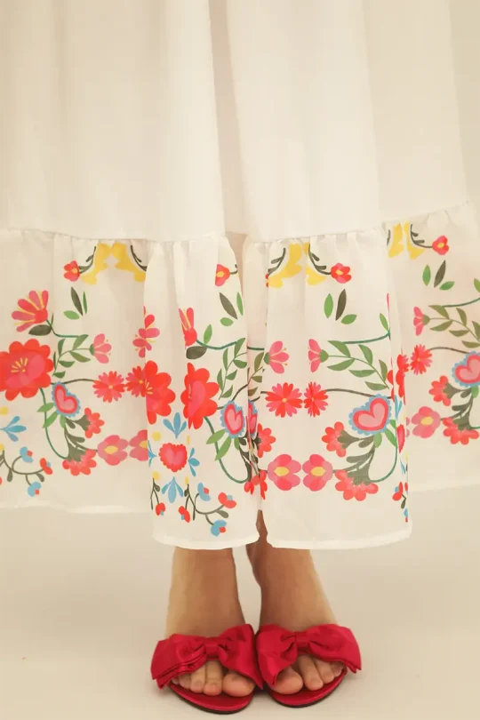 Bee Me KARMEN DRESS (white)
