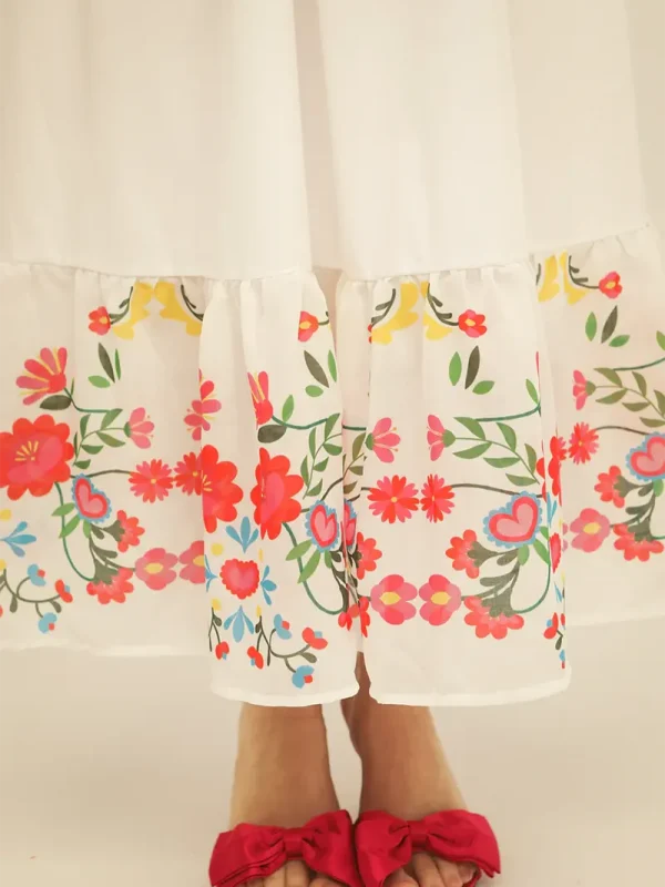 Bee Me KARMEN DRESS (white)