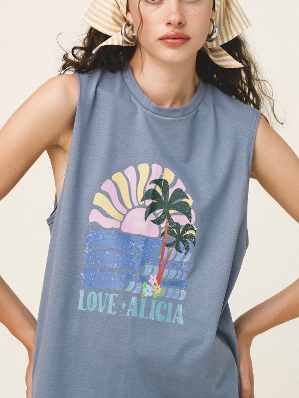 Love + Alicia RISING SUN TANK