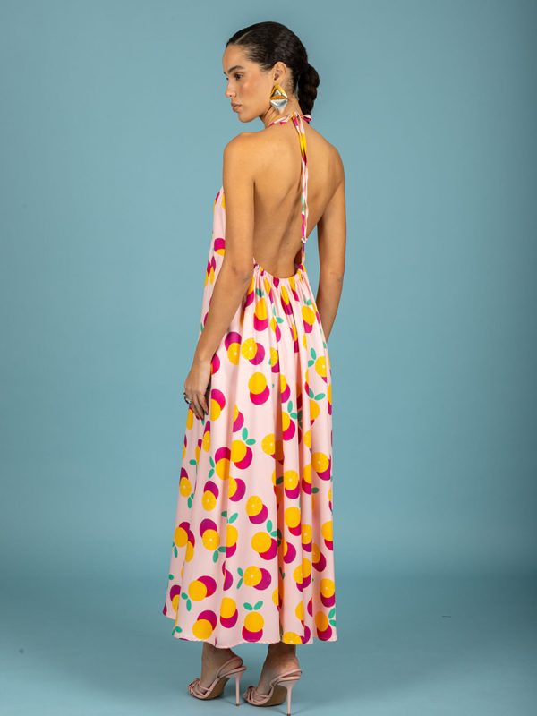 Chaton Diego open back dress