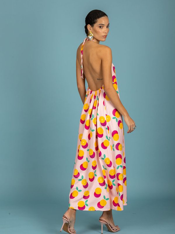 Chaton Diego open back dress