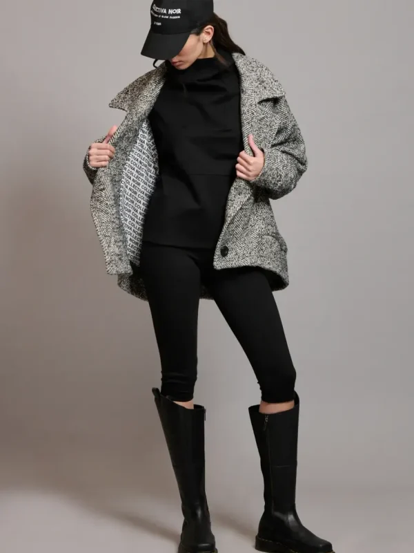 Collectiva Noir TWEED CARDIGAN